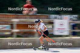 28.08.2024, Bessans, France (FRA): Oceane Michelon (FRA) - Biathlon summer training, Bessans (FRA). www.nordicfocus.com. © Authamayou/NordicFocus. Every downloaded picture is fee-liable.