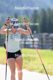 06.08.2024, Lenzerheide, Switzerland (SUI): Amy Baserga (SUI) - Biathlon summer training, Lenzerheide (SUI). www.nordicfocus.com. © Manzoni/NordicFocus. Every downloaded picture is fee-liable.