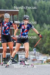 04.09.2024, Lenzerheide, Switzerland (SUI): Marthe Krakstad Johansen (NOR) - Biathlon summer training, Lenzerheide (SUI). www.nordicfocus.com. © Manzoni/NordicFocus. Every downloaded picture is fee-liable.