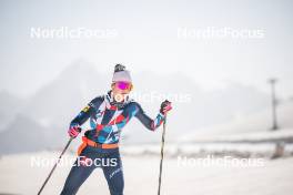 19.06.2024, Tignes, France (FRA): Camille Coupe (FRA) - Biathlon summer training, Tignes (FRA). www.nordicfocus.com. © Authamayou/NordicFocus. Every downloaded picture is fee-liable.