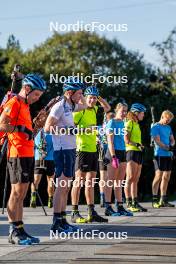 02.09.2024, Font-Romeu, France (FRA): Sebastian Samuelsson (SWE), Martin Ponsiluoma (SWE), (l-r) - Biathlon summer training, Font-Romeu (FRA). www.nordicfocus.com. © Authamayou/NordicFocus. Every downloaded picture is fee-liable.