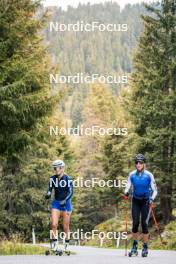 30.09.2024, Lavaze, Italy (ITA): Hannah Auchentaller (ITA), Sara Scattolo (ITA), (l-r) - Biathlon summer training, Lavaze (ITA). www.nordicfocus.com. © Barbieri/NordicFocus. Every downloaded picture is fee-liable.