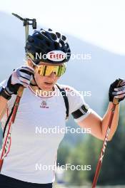 06.08.2024, Lenzerheide, Switzerland (SUI): Lisa Theresa Hauser (AUT) - Biathlon summer training, Lenzerheide (SUI). www.nordicfocus.com. © Manzoni/NordicFocus. Every downloaded picture is fee-liable.