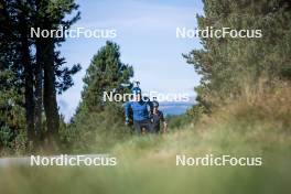 05.09.2024, Font-Romeu, France (FRA): Sebastian Samuelsson (SWE) - Biathlon summer training, Font-Romeu (FRA). www.nordicfocus.com. © Authamayou/NordicFocus. Every downloaded picture is fee-liable.