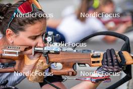 29.08.2024, Bessans, France (FRA): Julia Simon (FRA) - Biathlon summer training, Bessans (FRA). www.nordicfocus.com. © Authamayou/NordicFocus. Every downloaded picture is fee-liable.