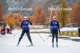 07.11.2024, Bessans, France (FRA): Voldiya Galmace-Paulin (FRA), Célia Henaff (FRA), (l-r) - Biathlon summer training, Bessans (FRA). www.nordicfocus.com. © Authamayou/NordicFocus. Every downloaded picture is fee-liable.