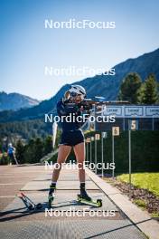 29.09.2024, Lavaze, Italy (ITA): Hannah Auchentaller (ITA) - Biathlon summer training, Lavaze (ITA). www.nordicfocus.com. © Barbieri/NordicFocus. Every downloaded picture is fee-liable.