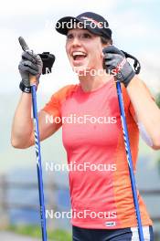 15.07.2024, Lenzerheide, Switzerland (SUI): Deedra Irwin (USA) - Biathlon summer training, Lenzerheide (SUI). www.nordicfocus.com. © Manzoni/NordicFocus. Every downloaded picture is fee-liable.