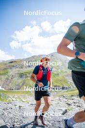 28.08.2024, Bessans, France (FRA): Oscar Lombardot (FRA) - Biathlon summer training, Bessans (FRA). www.nordicfocus.com. © Authamayou/NordicFocus. Every downloaded picture is fee-liable.