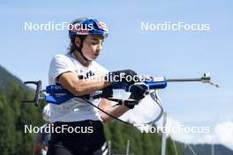 27.08.2024, Martell, Italy (ITA): Wierer Dorothea (ITA) - Biathlon summer training, Martell (ITA). www.nordicfocus.com. © Vanzetta/NordicFocus. Every downloaded picture is fee-liable.