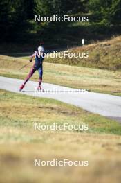 22.10.2024, Lavaze, Italy (ITA): Sturla Holm Laegreid (NOR) - Biathlon summer training, Lavaze (ITA). www.nordicfocus.com. © Vanzetta/NordicFocus. Every downloaded picture is fee-liable.