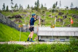 15.06.2024, Lavaze, Italy (ITA): Jesper Nelin (SWE) - Biathlon summer training, Lavaze (ITA). www.nordicfocus.com. © Barbieri/NordicFocus. Every downloaded picture is fee-liable.