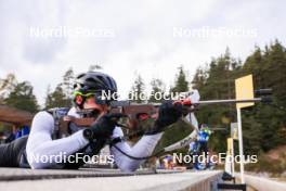 13.10.2024, Ramsau am Dachstein, Austria (AUT): Matthias Riebli (SUI) - Biathlon summer training, Ramsau am Dachstein (AUT). www.nordicfocus.com. © Manzoni/NordicFocus. Every downloaded picture is fee-liable.