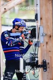 03.07.2024, Premanon, France (FRA): Oscar Lombardot (FRA) - Biathlon summer training, Premanon (FRA). www.nordicfocus.com. © Manzoni/NordicFocus. Every downloaded picture is fee-liable.