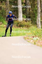 03.07.2024, Premanon, France (FRA): Oscar Lombardot (FRA) - Biathlon summer training, Premanon (FRA). www.nordicfocus.com. © Manzoni/NordicFocus. Every downloaded picture is fee-liable.