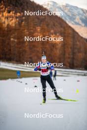 09.11.2024, Bessans, France (FRA): Oceane Michelon (FRA) - Biathlon summer training, Bessans (FRA). www.nordicfocus.com. © Authamayou/NordicFocus. Every downloaded picture is fee-liable.