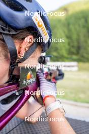 29.08.2024, Bessans, France (FRA): Lou Jeanmonnot (FRA) - Biathlon summer training, Bessans (FRA). www.nordicfocus.com. © Authamayou/NordicFocus. Every downloaded picture is fee-liable.