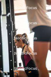 18.06.2024, Tignes, France (FRA): Gilonne Guigonnat (FRA) - Biathlon summer training, Tignes (FRA). www.nordicfocus.com. © Authamayou/NordicFocus. Every downloaded picture is fee-liable.