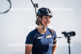 31.07.2024, Lavaze, Italy (ITA): Kristina Oberthaler (AUT) - Biathlon summer training, Lavaze (ITA). www.nordicfocus.com. © Barbieri/NordicFocus. Every downloaded picture is fee-liable.