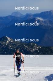 14.10.2024, Ramsau am Dachstein, Austria (AUT): Julia Simon (FRA) - Biathlon summer training, Dachsteinglacier, Ramsau am Dachstein (AUT). www.nordicfocus.com. © Manzoni/NordicFocus. Every downloaded picture is fee-liable.