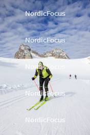 14.10.2024, Ramsau am Dachstein, Austria (AUT): Gerhard Urain (AUT), Fischer - Biathlon summer training, Dachsteinglacier, Ramsau am Dachstein (AUT). www.nordicfocus.com. © Manzoni/NordicFocus. Every downloaded picture is fee-liable.