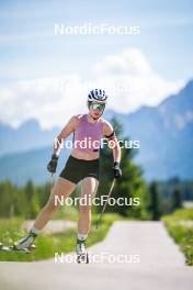 28.06.2024, Lavaze, Italy (ITA): Ida Lien (NOR) - Biathlon summer training, Lavaze (ITA). www.nordicfocus.com. © Barbieri/NordicFocus. Every downloaded picture is fee-liable.