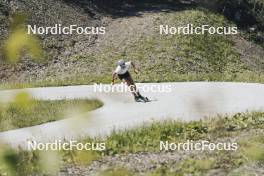 19.05.2024, Forni Avoltri, Italy (ITA): Lisa Vittozzi (ITA) - Biathlon summer training, Forni Avoltri (ITA). www.nordicfocus.com. © Del Fabbro/NordicFocus. Every downloaded picture is fee-liable.