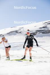 19.06.2024, Tignes, France (FRA): Lou Jeanmonnot (FRA) - Biathlon summer training, Tignes (FRA). www.nordicfocus.com. © Authamayou/NordicFocus. Every downloaded picture is fee-liable.