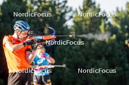 02.09.2024, Font-Romeu, France (FRA): Jesper Nelin (SWE) - Biathlon summer training, Font-Romeu (FRA). www.nordicfocus.com. © Authamayou/NordicFocus. Every downloaded picture is fee-liable.