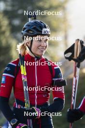 21.10.2024, Lavaze, Italy (ITA): Juni Arnekleiv (NOR) - Biathlon summer training, Lavaze (ITA). www.nordicfocus.com. © Vanzetta/NordicFocus. Every downloaded picture is fee-liable.