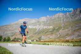 29.08.2024, Bessans, France (FRA): Quentin Fillon-Maillet (FRA) - Biathlon summer training, Bessans (FRA). www.nordicfocus.com. © Authamayou/NordicFocus. Every downloaded picture is fee-liable.