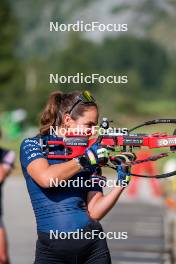 29.08.2024, Bessans, France (FRA): Gilonne Guigonnat (FRA) - Biathlon summer training, Bessans (FRA). www.nordicfocus.com. © Authamayou/NordicFocus. Every downloaded picture is fee-liable.