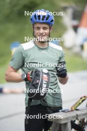 18.06.2024, Correncon-en-Vercors, France (FRA): Oscar Lombardot (FRA) - Biathlon summer training, Correncon-en-Vercors (FRA). www.nordicfocus.com. © Joly/NordicFocus. Every downloaded picture is fee-liable.