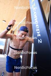 18.07.2024, Lenzerheide, Switzerland (SUI): Vaclav Cervenka (USA) - Biathlon summer training, Lenzerheide (SUI). www.nordicfocus.com. © Manzoni/NordicFocus. Every downloaded picture is fee-liable.