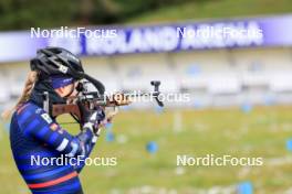 15.09.2024, Lenzerheide, Switzerland (SUI): Oceane Michelon (FRA) - Sommer Nordic Event 2024, Sommer Biathlon Cup, Lenzerheide (SUI). www.nordicfocus.com. © Manzoni/NordicFocus. Every downloaded picture is fee-liable.