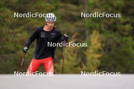 13.10.2024, Ramsau am Dachstein, Austria (AUT): Niklas Hartweg (SUI) - Biathlon summer training, Ramsau am Dachstein (AUT). www.nordicfocus.com. © Manzoni/NordicFocus. Every downloaded picture is fee-liable.