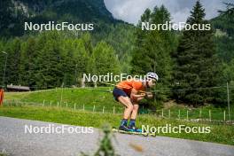 17.07.2024, Martell, Italy (ITA): Mirco Romanin (ITA) - Biathlon summer training, Martell (ITA). www.nordicfocus.com. © Barbieri/NordicFocus. Every downloaded picture is fee-liable.