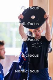 16.09.2024, Lenzerheide, Switzerland (SUI): Emilien Claude (FRA) - Biathlon summer training, Lenzerheide (SUI). www.nordicfocus.com. © Manzoni/NordicFocus. Every downloaded picture is fee-liable.