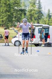 28.08.2024, Bessans, France (FRA): Jeanne Richard (FRA) - Biathlon summer training, Bessans (FRA). www.nordicfocus.com. © Authamayou/NordicFocus. Every downloaded picture is fee-liable.