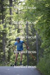 18.06.2024, Correncon-en-Vercors, France (FRA): Quentin Fillon Maillet (FRA) - Biathlon summer training, Correncon-en-Vercors (FRA). www.nordicfocus.com. © Joly/NordicFocus. Every downloaded picture is fee-liable.