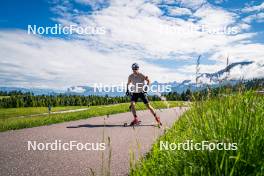 27.06.2024, Lavaze, Italy (ITA): Sturla Holm Laegreid (NOR) - Biathlon summer training, Lavaze (ITA). www.nordicfocus.com. © Barbieri/NordicFocus. Every downloaded picture is fee-liable.