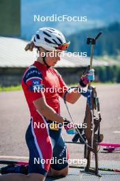 28.06.2024, Lavaze, Italy (ITA): Ingrid Landmark Tandrevold (NOR) - Biathlon summer training, Lavaze (ITA). www.nordicfocus.com. © Barbieri/NordicFocus. Every downloaded picture is fee-liable.