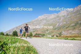 29.08.2024, Bessans, France (FRA): Emilien Jacquelin (FRA) - Biathlon summer training, Bessans (FRA). www.nordicfocus.com. © Authamayou/NordicFocus. Every downloaded picture is fee-liable.