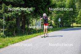 17.07.2024, Martell, Italy (ITA): Michela Carrara (ITA) - Biathlon summer training, Martell (ITA). www.nordicfocus.com. © Barbieri/NordicFocus. Every downloaded picture is fee-liable.