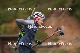 13.10.2024, Ramsau am Dachstein, Austria (AUT): Sebastian Stalder (SUI) - Biathlon summer training, Ramsau am Dachstein (AUT). www.nordicfocus.com. © Manzoni/NordicFocus. Every downloaded picture is fee-liable.