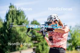 17.08.2024, Font-Romeu, France (FRA): Voldiya Galmace-Paulin (FRA) - Biathlon summer training, Font-Romeu (FRA). www.nordicfocus.com. © Authamayou/NordicFocus. Every downloaded picture is fee-liable.