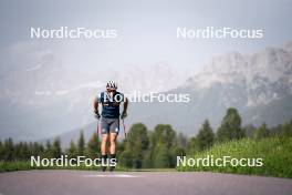 19.06.2024, Lavaze, Italy (ITA): Tommaso Giacomel (ITA) - Biathlon summer training, Lavaze (ITA). www.nordicfocus.com. © Vanzetta/NordicFocus. Every downloaded picture is fee-liable.