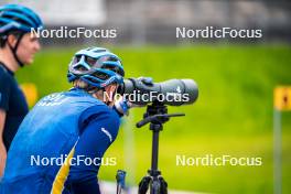 15.06.2024, Lavaze, Italy (ITA): Viktor Brandt (SWE) - Biathlon summer training, Lavaze (ITA). www.nordicfocus.com. © Barbieri/NordicFocus. Every downloaded picture is fee-liable.