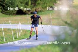 10.09.2024, Lenzerheide, Switzerland (SUI): Bogdan Tsymbal (UKR) - Biathlon summer training, Lenzerheide (SUI). www.nordicfocus.com. © Manzoni/NordicFocus. Every downloaded picture is fee-liable.