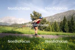 19.06.2024, Lavaze, Italy (ITA): Dorothea Wierer (ITA) - Biathlon summer training, Lavaze (ITA). www.nordicfocus.com. © Vanzetta/NordicFocus. Every downloaded picture is fee-liable.